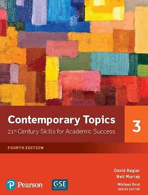 کتاب کانتمپروری تاپیک 3 ویرایش چهارم Contemporary Topics 3 4th