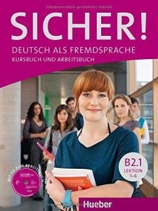 کتاب آلمانی SICHER ! B2.1 LEKTION 1-6 KURSBUCH UND ARBEITSBUCH + CD