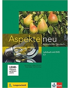 کتاب آلمانی اسپکته جدید Aspekte neu C1 mittelstufe deutsch lehrbuch + Arbeitsbuch mit audio-cd DVD