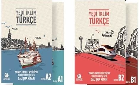 مجموعه چهار جلدی کتاب یدی اکلیم هفت اقلیم Yedi İklim Türkçe Ders Kitapları