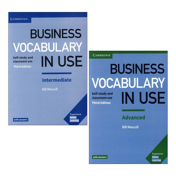 پکیج 2 جلدی بیزینس وکبیولری این یوز ویرایش سوم  Business Vocabulary In Use 3rd Edition