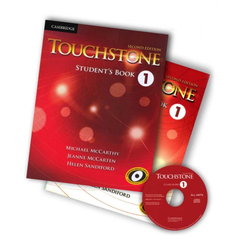 کتاب تاچ استون 1 ویرایش دوم Touchstone 1 2nd SB+WB+CD