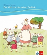 کتاب داستان آلمانی کودکان رنگی DER WOLF UND DIE SIEBEN GEISSLEIN