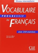 کتاب زبان Vocabulaire Progressive du Francais +CD (Niveau Intermedaire) 2nd Edition