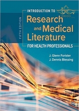 کتاب  Introduction to Research and Medical Literature for Health Professionals 5th Edition 2020 مقدمه ای برای تحقیق و ادبیات پزش