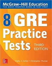 کتاب جی آر ای پرکتیس تست 8 GRE Practice Tests, Third Edition