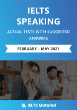 کتاب زبان آیلتس اسپیکینگ اکچوال تست فوریه تا می ۲۰۲۱ (IELTS Speaking Actual Tests & Suggested Answers (Feb – May 2021