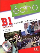 کتاب فرانسوی اکو echo B1 volume 2 livre de leleve + cd m3+cahier personnel