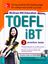 کتاب زبان مک گروهیل اجوکیشن تافل آی بی تی McGraw Hill Education TOEFL iBT+CD