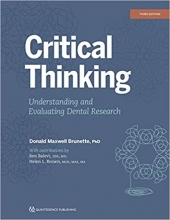 کتاب Critical Thinking: Understanding and Evaluating Dental Research 3rd Edition