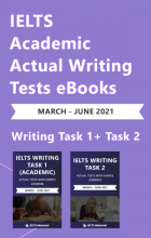 کتاب زبان آیلتس رایتینگ اکچوال تست IELTS (Academic) Writing Actual Tests eBook Combo (Feb-May 2021) (Task 1+ Task