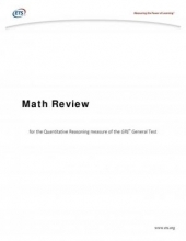 کتاب GRE Math Review