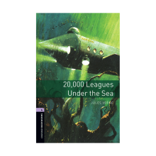کتاب داستان بوک ورم بیست هزار فرسنگ زیر دریا Bookworms 4:20,000 Leagues Under the Sea+CD