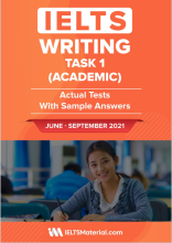 کتاب اکچوال رایتینگ IELTS Writing Task 1 Academic ( June – September ) 2021