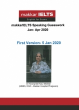 کتاب مکار آیلتس اسپیکینگ Makkar IELTS Speaking Jan - Apr 2020