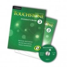 کتاب تاچ استون 3 ویرایش دوم  Touchstone 3 2nd SB+WB+CD (کتاب اصلی+کتاب کار+CD)