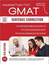 کتاب زبان جی مت سنتنس کارکشن GMAT Sentence Correction Manhattan Prep