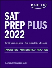 کتاب اس ای تی پرپ پلاس SAT Prep Plus 2022: 5 Practice Tests + Proven Strategies + Online + Video
