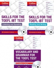 مجموعه 3 جلدی کالینز اسکیلز فور د تافل Collins Skills for The TOEFL iBT Test