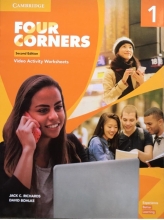Four Corners 1 Video Activity book with DVD 2nd Edition (کتاب فیلم فور کورنرز ویرایش دوم)