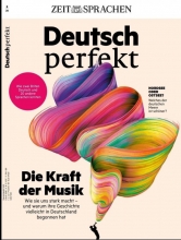 کتاب مجله آلمانی دویچ پرفکت Deutsch perfekt die kraft der musik