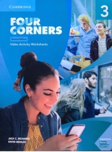 کتاب Four Corners 3 Video Activity book with DVD 2nd Edition (کتاب فیلم فور کورنرز ویرایش دوم)