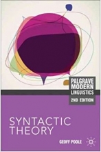 کتاب سینتاکتیک تئوری Syntactic Theory (Palgrave Modern Linguistics)