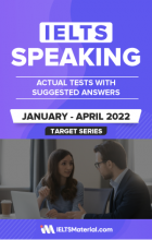 کتاب آیلتس اسپیکینگ اکچوال تست IELTS Speaking Actual Tests with Suggested Answers January April 2022