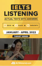 کتاب اکچوال لیسنینگ IELTS Listening Recent Actual Tests (January-April 2022)