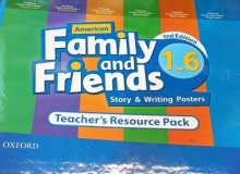 پک پوستر کتاب فامیلی اند فرندز American Family and Friends 1- 6 Store and Writing posters Teacher s Resource Pack