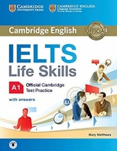 کتاب زبان کمبریج انگلیش آیلتس لایف اسکیلز Cambridge English IELTS Life Skills A1+CD
