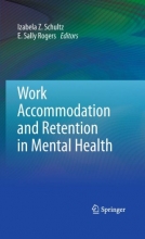 کتاب زبان ورک اکامودیشن اند ریتنشن این منتال هلث Work Accommodation and Retention in Mental Health