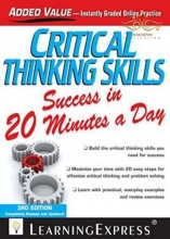 کتاب کریتیکال ثینکینگ اسکیلز 2015 Critical Thinking Skills Success in 20 Minutes a Day 3rd Edition