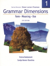 کتاب زبان گرامر دایمنشنز Grammar Dimensions 1 Form Meaning Use 4th edition