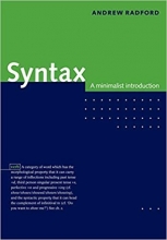 کتاب  ا مینینالیست اینتروداکشن Syntax A Minimalist Introduction