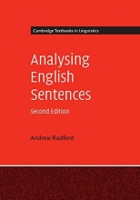 کتاب زبان انالایزینگ انگلیش سنتنسز Cambridge Textbooks in Linguistics Analysing English Sentences
