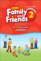 فلش کارت امریکن فمیلی اند فرندز Flashcards American Family and Friends 2 Second Edition