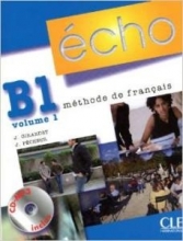 کتاب فرانسوی اکو echo b1 volume 1 methode de francais+ cahier + cd