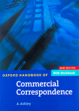 کتاب زبان آکسفورد هندبوک آف کامرشیال (مکالمات تجاری اشلی) oxford handbook of commercial correspondence