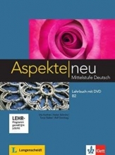 کتاب آلمانی اسپکته جدید Aspekte neu B2 mittelstufe deutsch lehrbuch + Arbeitsbuch mit audio-cd DVD