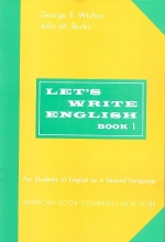 کتاب لتز رایت انگلیش let’s write English 1