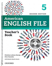 کتاب معلم امریکن انگلیش فایل 5 ویرایش دوم American English File 5 Teachers Book+CD 2nd Edition