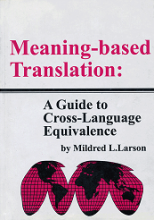 کتاب Meaning-based Translation aguide to cross-language equivalence