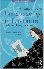 کتاب زبان لنگویج این لیتریچر Language in Literature: Style and Foregrounding