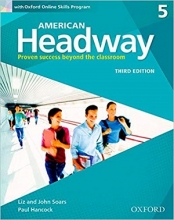 کتاب امریکن هدوی 5 ویرایش سوم American Headway 5 3rd SB+WB+DVD
