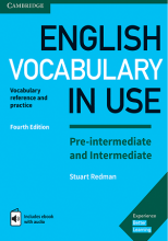 کتاب انگلیش وکبیولری این یوز پری اینترمدیت English Vocabulary in Use Pre-Intermediate & Intermediate 4th