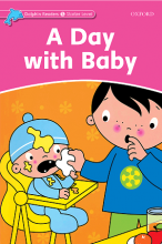 کتاب زبان دلفین ریدرز استارتر: یک روز با نوزاد Dolphin Readers Starter : A Day with Baby Student & Activity Book