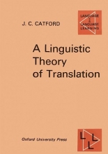 کتاب A Linguistic Theory Of Translation