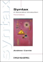 کتاب زبان سینتکس Syntax A Generative Introduction Third Edition اثر اندرو کارنی