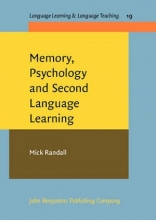 کتاب زبان مموری سایکولوژِی اند سکند لنگویج لرنینگ Memory, Psychology and Second Language Learning
